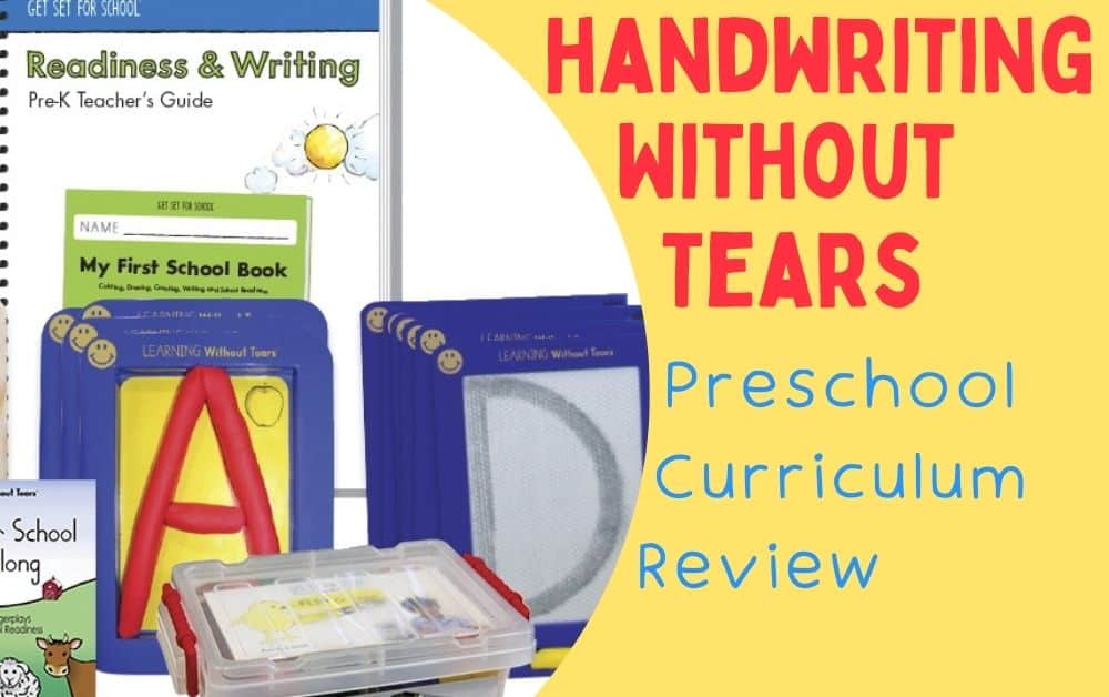 Handwriting Without Tears Preschool Curriculum Review - Homeschooling 4 Him