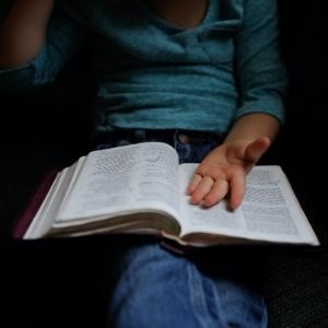 Girl With Bible