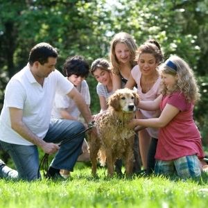People with dog