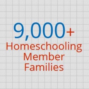 9000 plus homeschooling member families