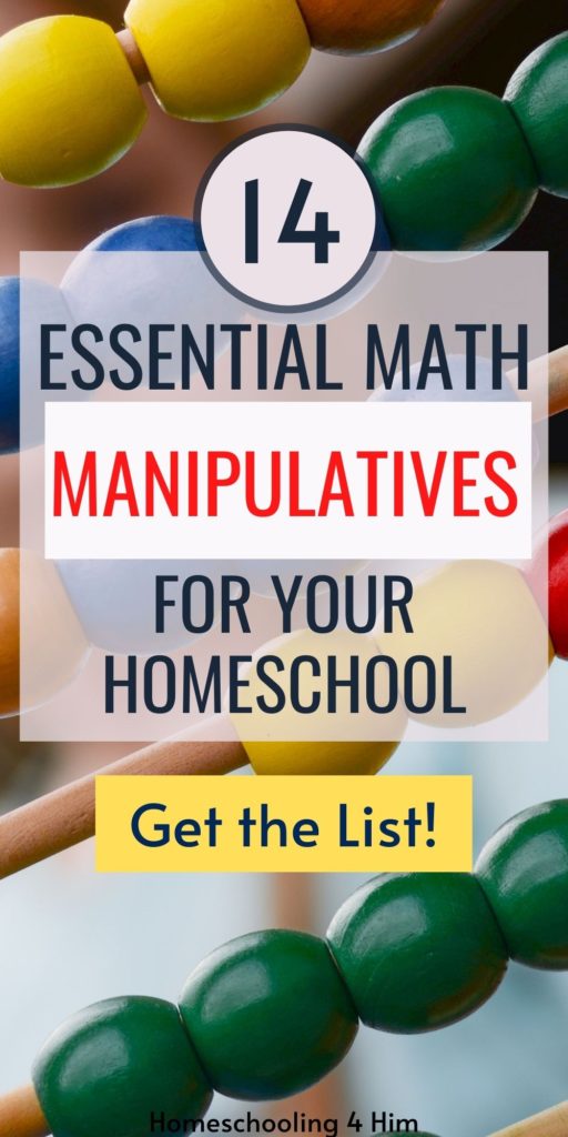 List of math manipulatives for your homeschool