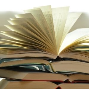 stack of books