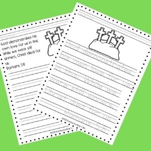Free Bible Verse Tracing Sheets