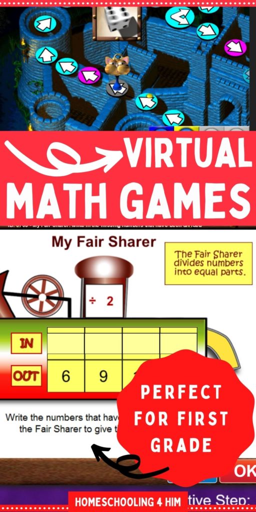 virtual math games perfect for first grade
