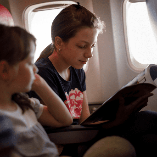 prepare kids for travel with reading