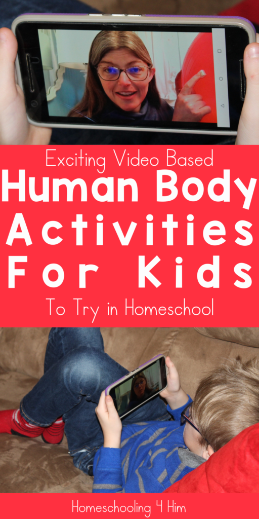Human body activities for kids in homeschool