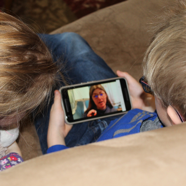 kids learning about the human body with homeschool science curriculum