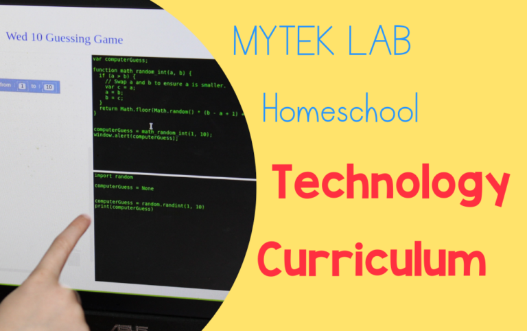 MYTEK LAB Homeschool Technology Curriculum
