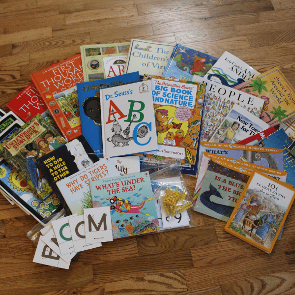 Everything included in the Sonlight PreKindergarten curriculum