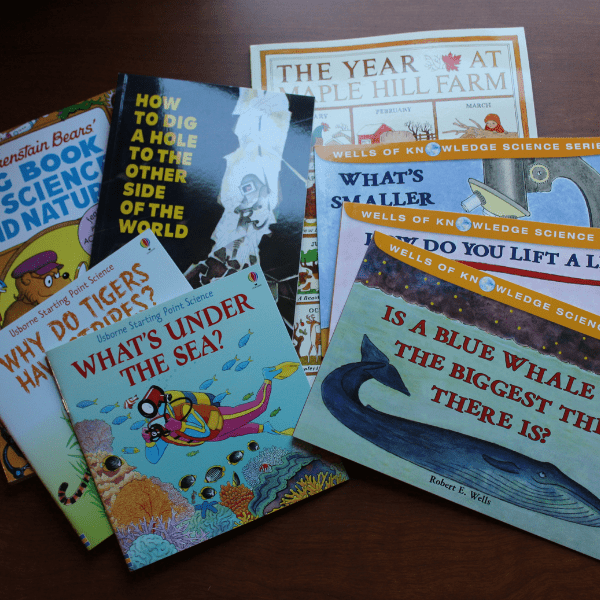 science books included in Montessori Preschool for Homeschool with Sonlight