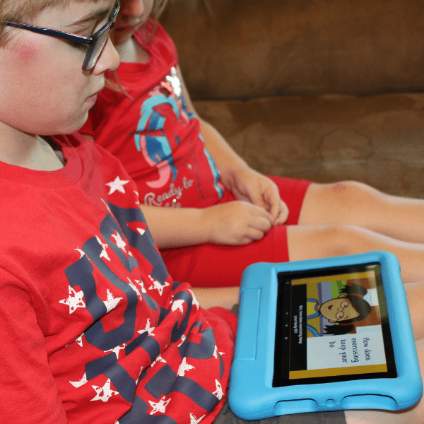 Siblings learning with BrainPOP Homeschool