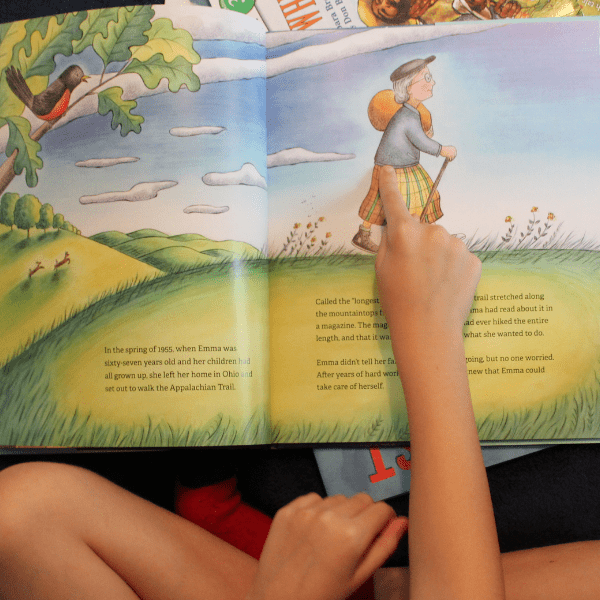 learning about the Appalachian trail with Charlotte Mason Homeschool Geography Curriculum from Beautiful Feet Books