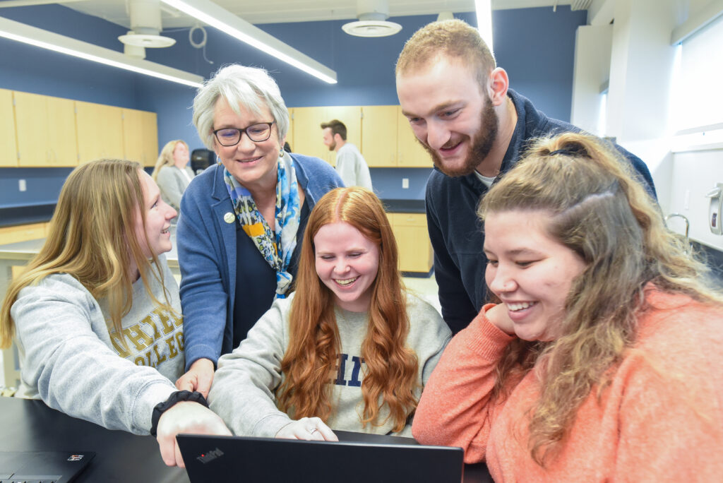 homeschool students at Thiel College get lots of opportunities to work with professors