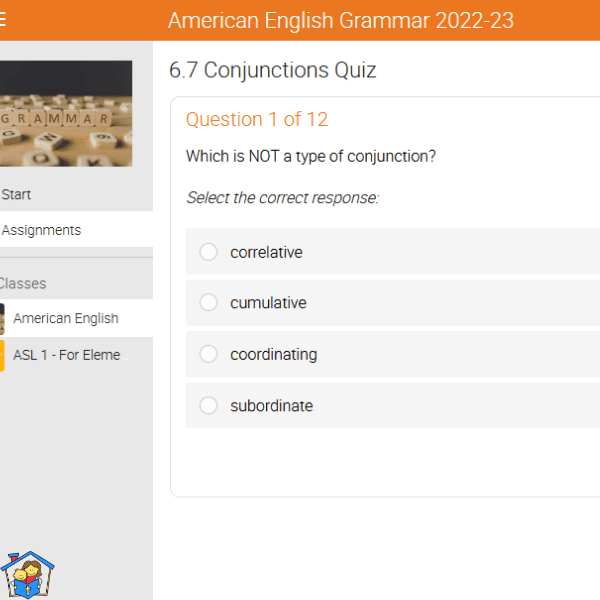 sample vocabulary quiz