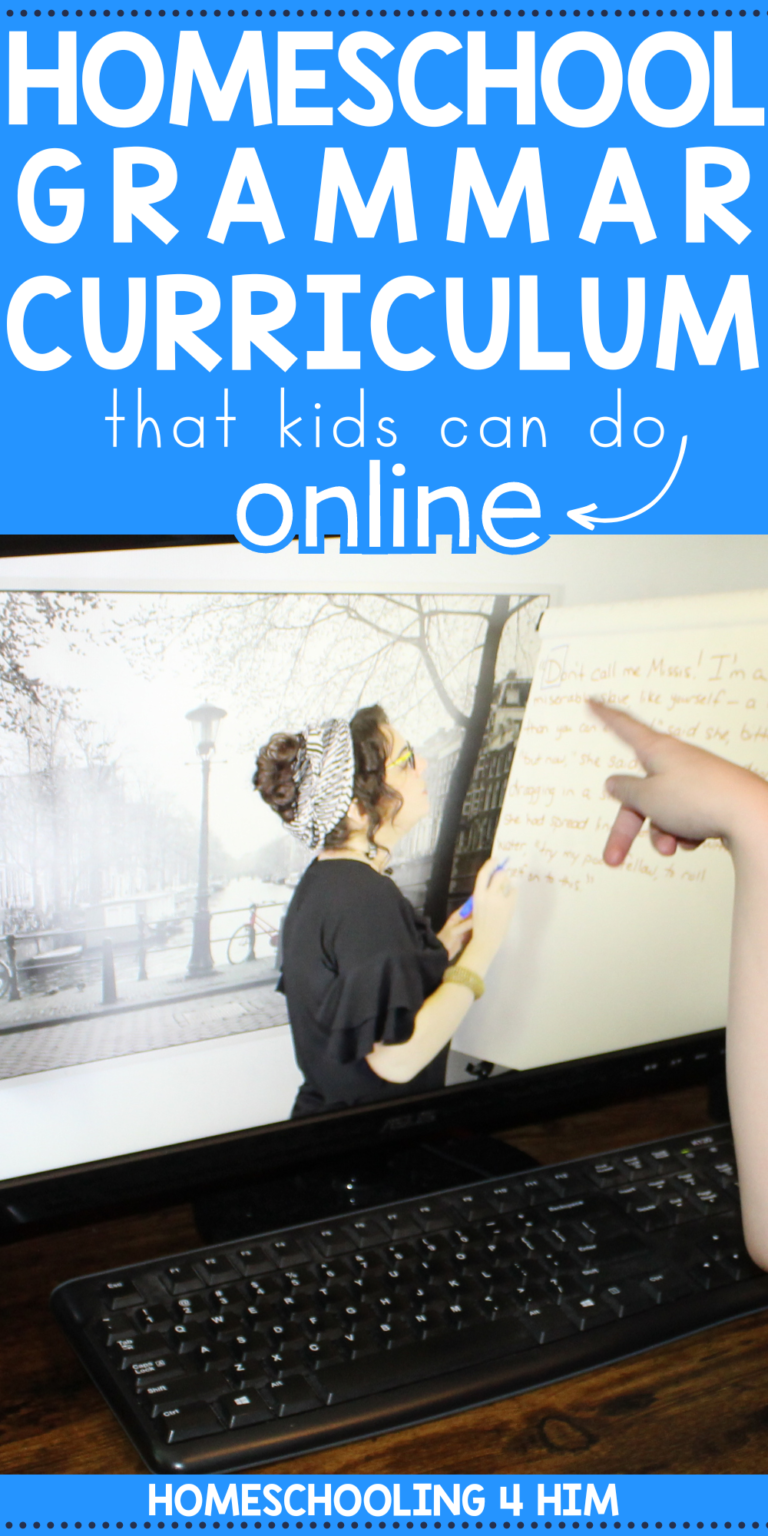 Our Favorite Online Homeschool Grammar Curriculum - Homeschooling 4 Him