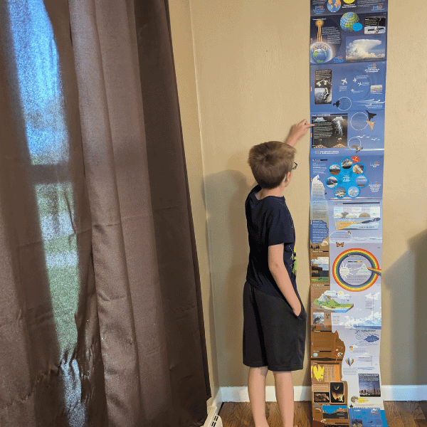 homeschool earth science curriculum with Big Book of Earth and Sky